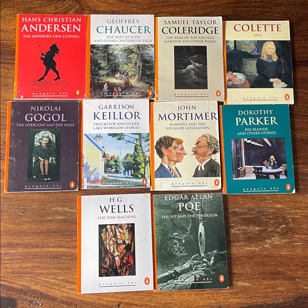 10 PENGUIN 60s Books Penguin's 60th Anniversary Vintage Mini Book Collection - Picture 1 of 14